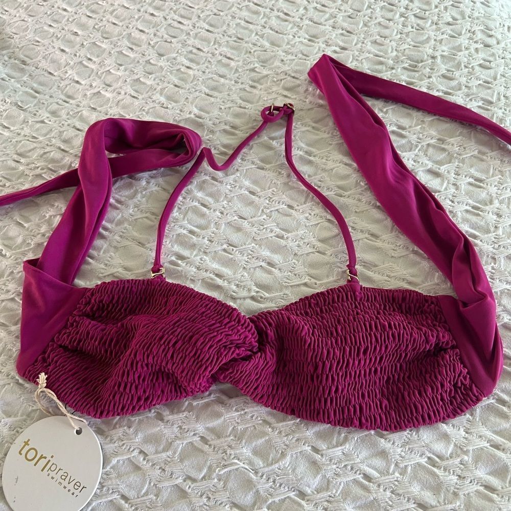 Tori Praver Swimsuit Top Size Small  NWT